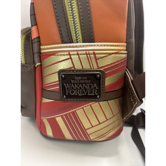 NWT Loungefly Marvel Black Panther Wakanda Forever Okoye Cosplay Mini Backpack - Picture 13 of 16
